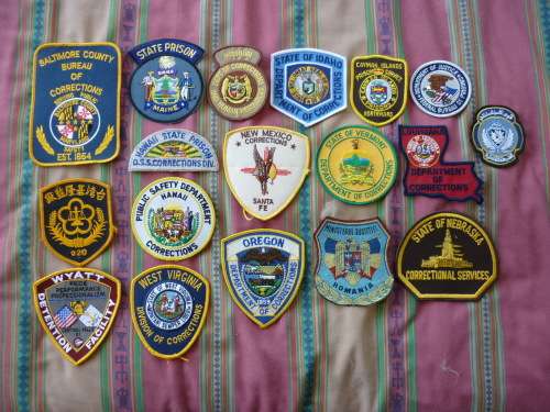 PRISONS PATCHES LOT - BID FOR ALL