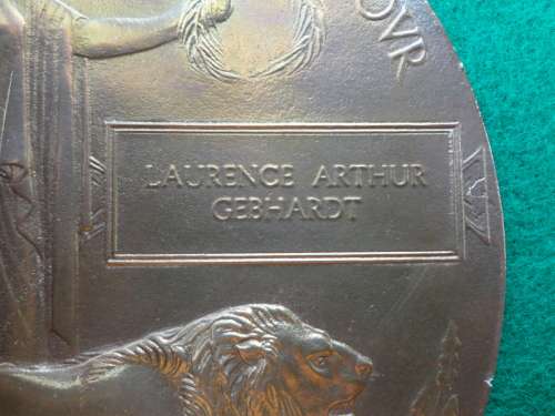 PTE LA GEBHARDT 2 SAI-MORTAR BATTERY-ONE OF 143 WHO WALKED OUT OF DELVILLE- DIED  4/11/17 AT SEA
