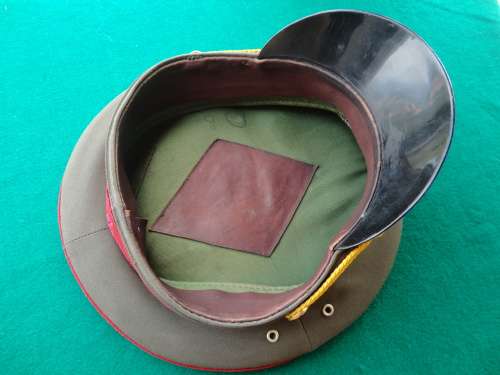 CHINESE ARMY PEAKED CAP - GOOD CONDITION - SMALL SIZE