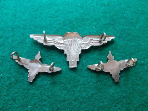 ZIMBABWE PARA SET OF CAP AND TWO COLLARS - ALL LUGS INTACT