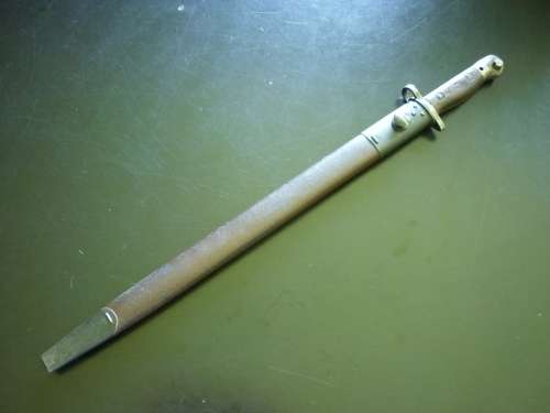 1907 PATT REMINGTON BAYONET-REMINGTON ONLY MANUFACTURED 100,000 COMPARED TO WILKINSON'S 2 ,360,000