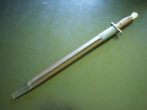 1907 PATT REMINGTON BAYONET-REMINGTON ONLY MANUFACTURED 100,000 COMPARED TO WILKINSON'S 2 ,360,000