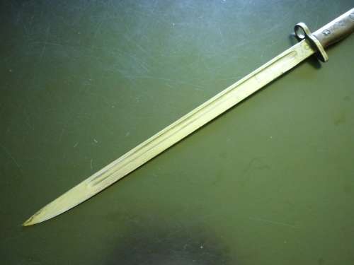 1907 PATT REMINGTON BAYONET-REMINGTON ONLY MANUFACTURED 100,000 COMPARED TO WILKINSON'S 2 ,360,000