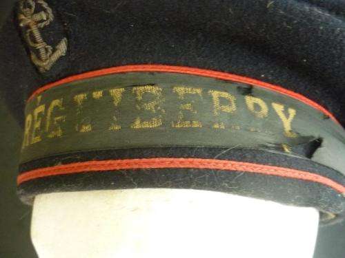 FRENCH WW1 MATELOT CAP-FOR THE DREADNOUGHT JAUREGUIBERRY - SAW ACTION AT GALIPOLI - VERY SCARCE -