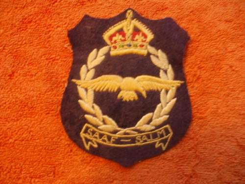 SAAF EMBROIDERED K/C BLAZER BADGE - ON FELT