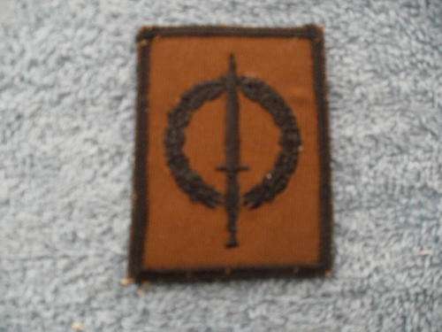 RECCI OPERATORS CLOTH BREST BADGE - DINNES 1778