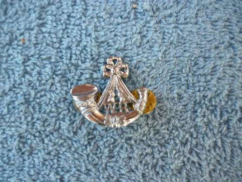 WITS RIFLES - COLLAR BADGE - 2 PINS