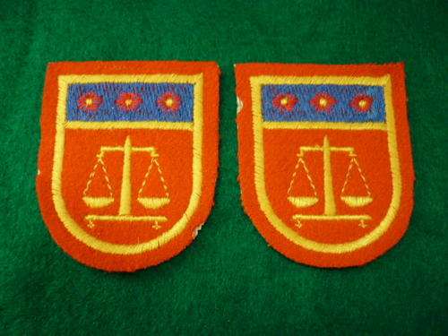 NORTHERN TRANSVAAL PROVOST CLOTH FLASHES PAIR