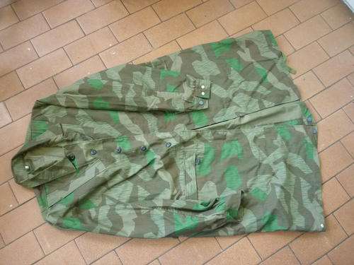 REPRO GERMAN 'FALLSCHIRMJAGER SMOCK-SPLINTER PATTERN-MARKED LARGE-SEE DESCRIPTION FOR MEASUREMENTS