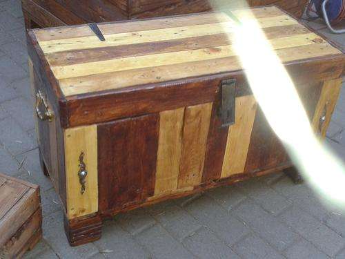 antique looking wood chest