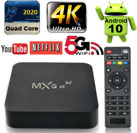 New 2021** 4K Multimedia PC, TV Box. 5G Wifi. Android 10. Loaded with movies, series and sports apps
