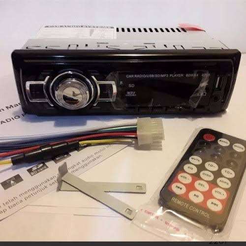 Car Aaudio Player Single Din Stereo Car MP3 Player with SD USB AUX-IN FM Radio