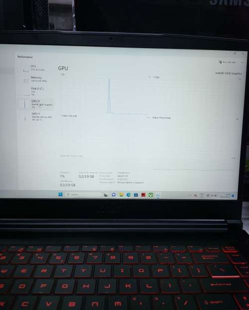 MSI Gaming Core i5 10th Gen Nvidia RTX 3050
