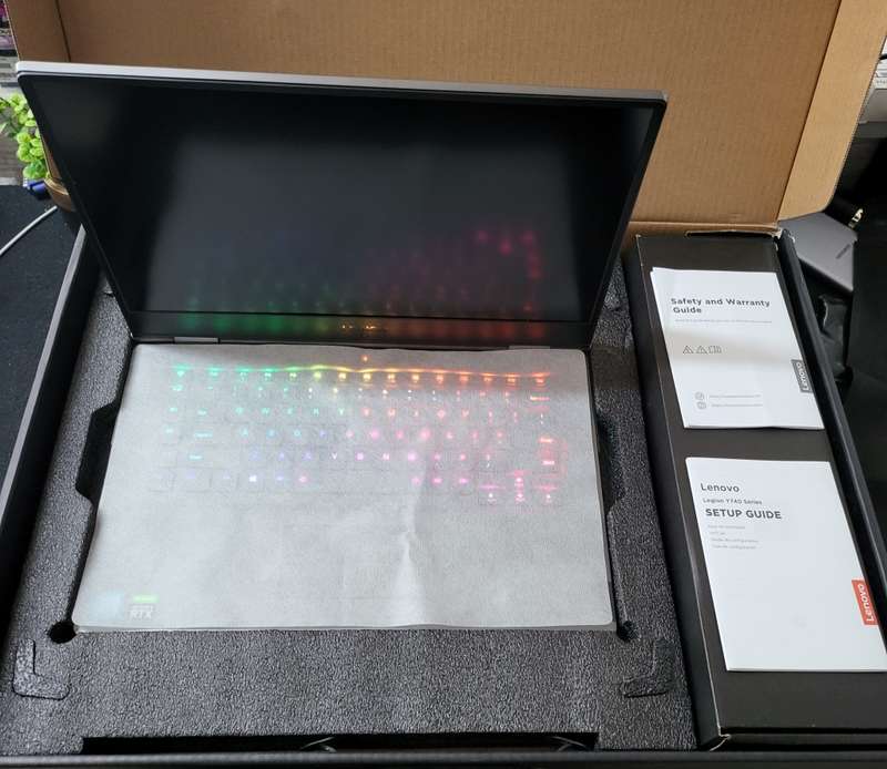 Lenovo Legion Gaming Laptop Core i7 9th Gen RTX 2070 16 GB Ram 512 NVMe 1TB HDD