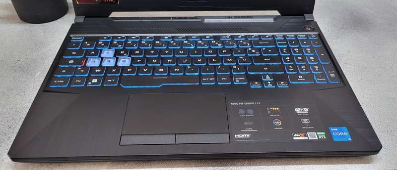 Asus Tuf Gaming Core i5 11th Gen Rtx 3050 12Gb Ram