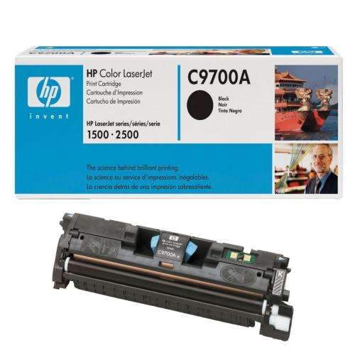 Genuine HP C9700A Black Toner Cartridge