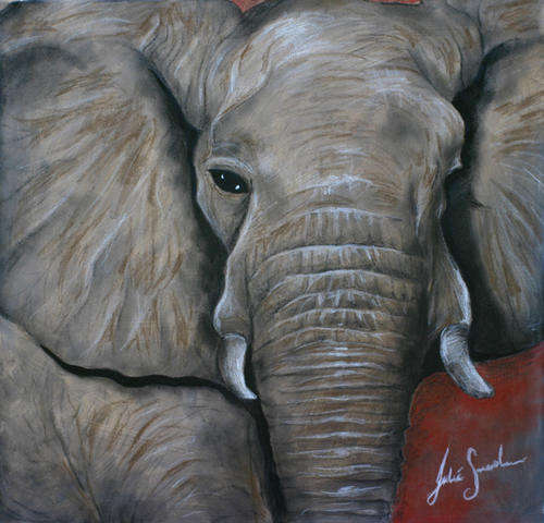 ELEPHANT CLOSE-UP! STARTING AT R1 ONLY!