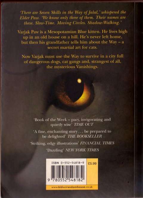 Varjak Paw by SF SAID and Illustrated by DAVE MCKEAN - Fantastic Fiction - Softcover VG**