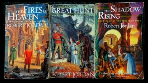 ROBERT JORDAN : The Wheel of Time (Book 2 + Book 4 + Book 5) All three for R120  SALE***