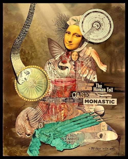 Paranormal Romantic by SA Surrealist Ras Steyn [MD] - 200mmx250mm - Framed in Thin Steel Frame ***