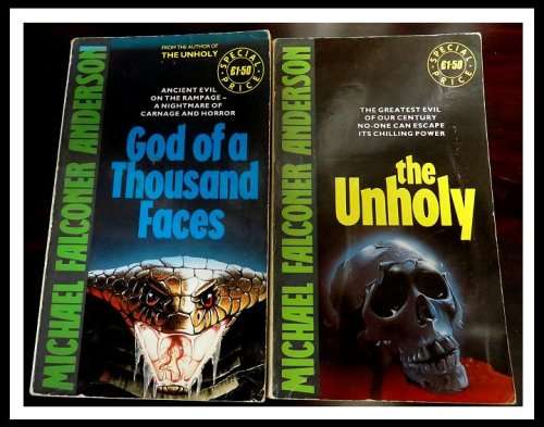 MICHAEL FALCONER ANDERSON : The Unholy and God of a Thousand Faces - 2XPaperbacks - SALE