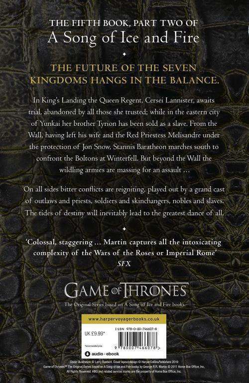 George R.R. Martin : A Dance with Dragons 2: After the Feast - Harper Collins - UNREAD and LIKE NEW