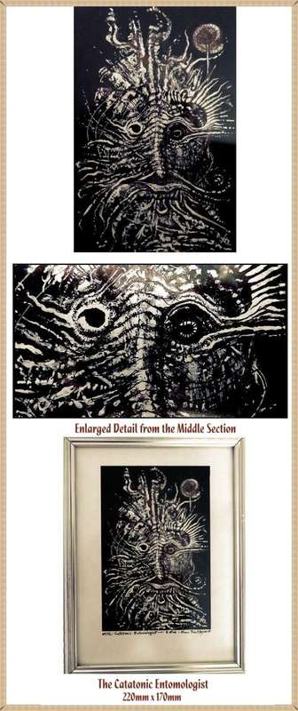 Original Surrealism: Catatonic Entomologist South African Artiist Ras Steyn SALE SALE SALE