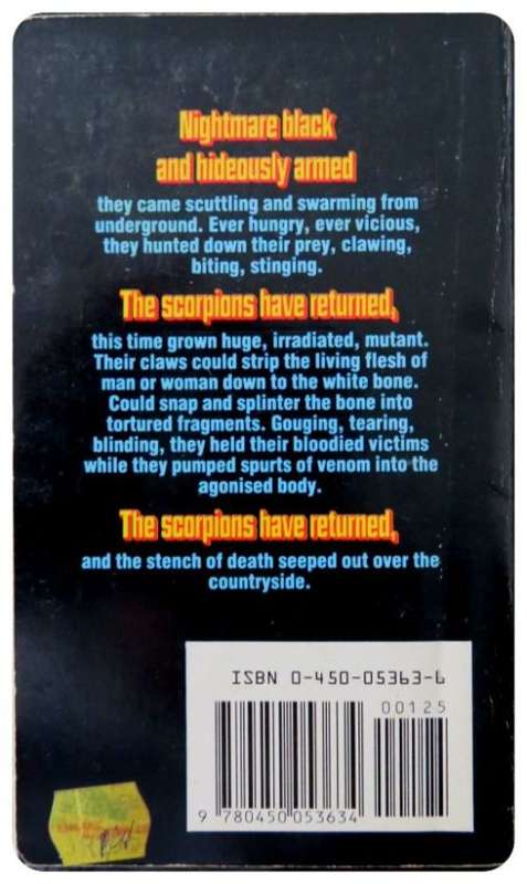 MICHAEL R. LINAKER: Scorpions: Second Generation - New English Library - Rare Little Book this One**