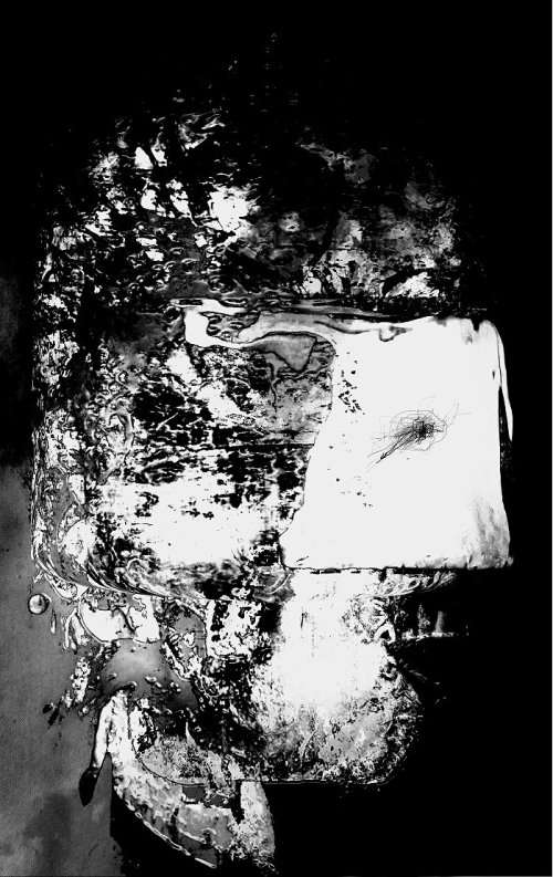 Original Surrealism: `L amant Masque de Grimm`by SA Artist Ras Steyn  Single Signed Canvas Print 1/1