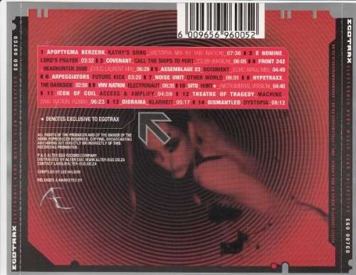 EGOTRAX - EBM Club Compilation - ALTER EGO RECORD COMPANY - 2003 - Condition: VG+