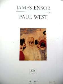 The Art of James Ensor by Paul West - Large Softcover - Dark Carnivalesque Art***