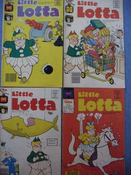 4X LITTLE LOTTA Comics in Good Condition!