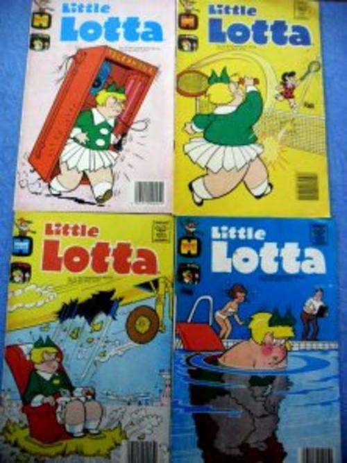 4X LITTLE LOTTA Harvey Comics for R39.95 - In Good Condition - See pic.