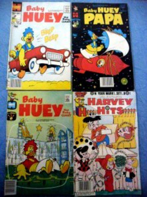 4 X BABY HUEY Harvey Comics in Good Condition!!!