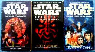 3X STAR WARS NOVELS - Paperbacks - In Good Condition - See image.
