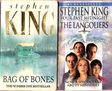 Four Past Midnight & Bag of Bones by STEPHEN KING - 2 X Paperback Editions  - Condition: Good*