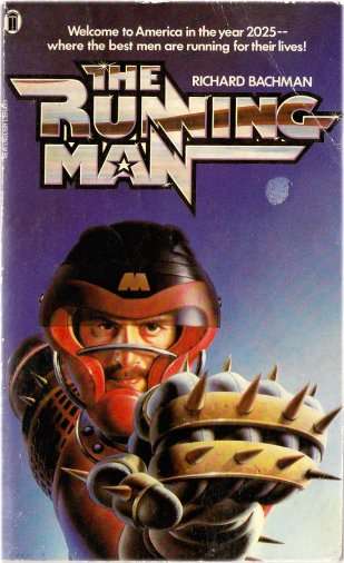 The Running Man by RICHARD BACHMAN (Stephen King) Vintage Collectible Paperback - 1st NEL Ed. 1983