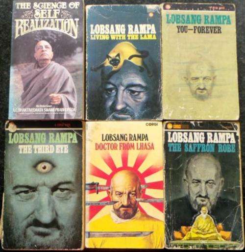 The Science of Self-Realization & 5 X LOBSANG RAMPA Books - [Old Paperbacks]