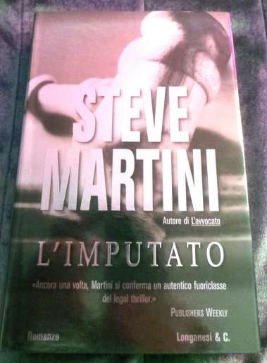 L' Imputato by STEVE MARTINI - HARDCOVER - Virtually New***