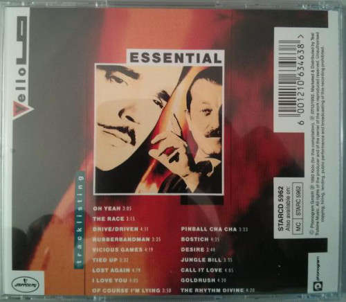 YELLO - ESSENTIAL - MERCURY - 1992 - STARCD 5962 - RSA - VG