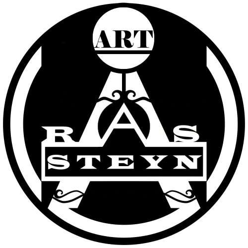 Wormwood Depression` by SA Surrealist Ras Steyn [MFA] - 750mm X 750mm - Large Canvas