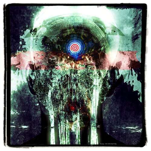 `ANTI-MATTER SLEEPWALKER` by Surrealist Pioneer Ras Steyn [MFA] - CANVAS Print: 1000MM X 1000MM