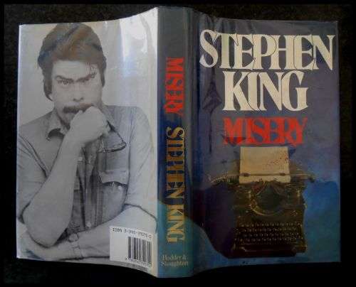 STEPHEN KING  Misery - Hardback - 1987 - First UK Edition and 1st Printing - Hodder and Stoughton