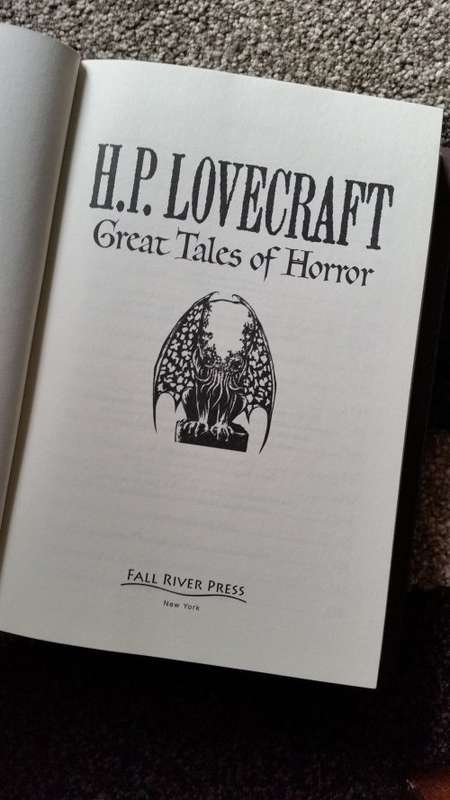 H.P. LOVECRAFT-Great-Tales-of-Horror - New Unread Hardcover - 2012 - Fall River - NY - 600 pages