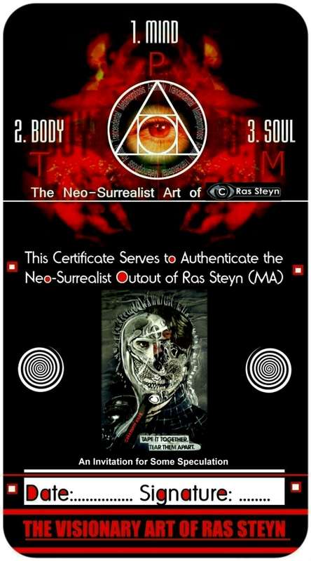 Original Surrealism:  `An Invitation for Some Speculation` - 220mm x 180mm -  Mixed Media Montage