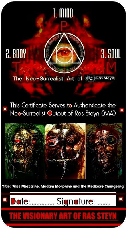 `Miss Mescaline, Madam Morphine and the Mediocre Changeling` Single Edition by R. Steyn [MFA]