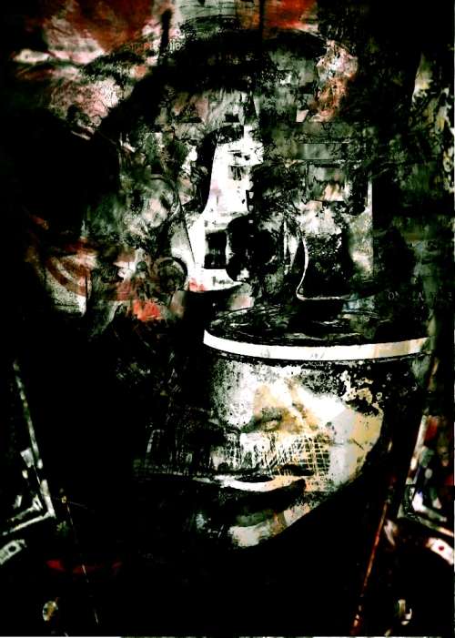 Original Surreal Error: `Portrait of Premeditated Violence` by Surrealist Ras Steyn [MD] - Metal Ed.