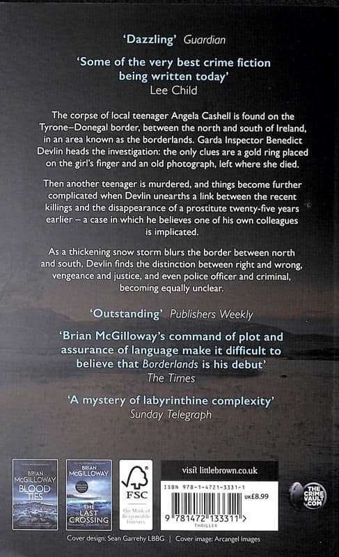 BRIAN McGilloway: Borderlands - A PanMacmillan Press Paperback - Mystery Crime - NEW and UNREAD COPY