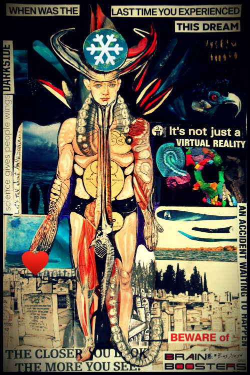SURREALISM NOW: Delusions of Gender by SA Surrealist Pioneer Ras Steyn - A2 MOUNTED CANVAS AVAILABLE