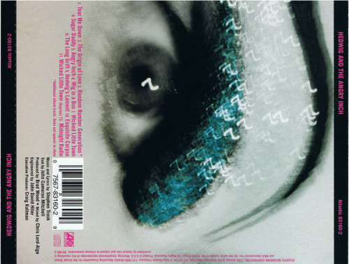 Hedwig and the Angry Inch - Soundtrack - Atlantic Recording 1999 - Printed in USA - Excellent Cond.